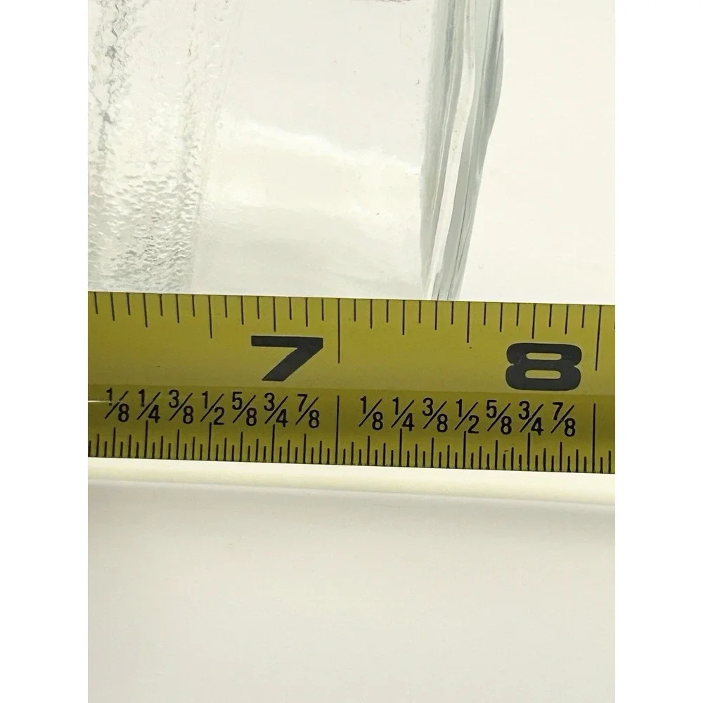 Christmas Snowman Apothecary Clear Glass Small 7.5
